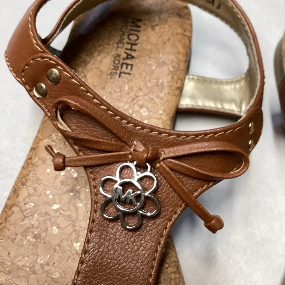 Michael Kors Girls Sandals Back To School Sz 3